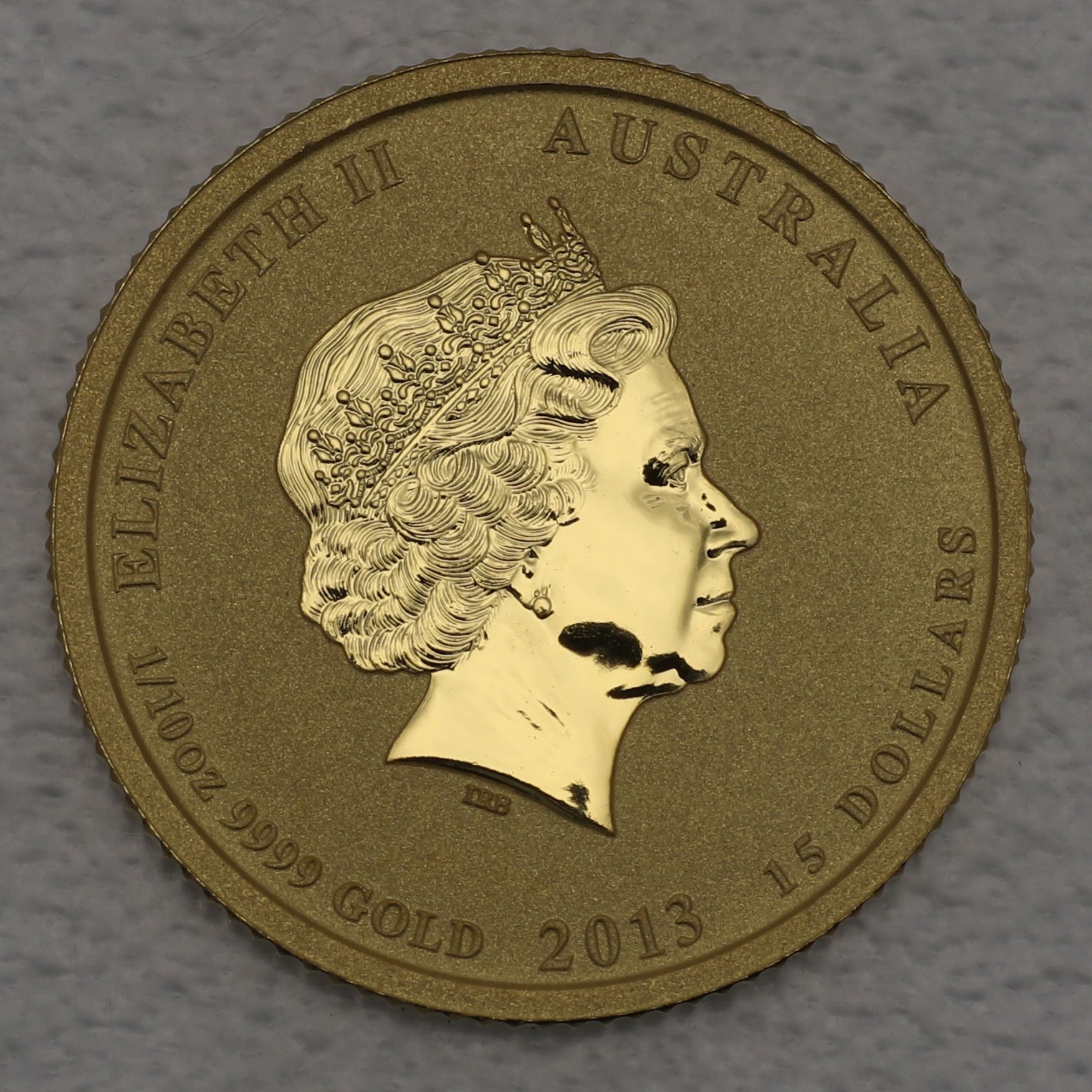 Goldmünze 1/10oz "Schlange" 2013 Lunar II – Year of the Snake (Australien) - Detailansicht 1
