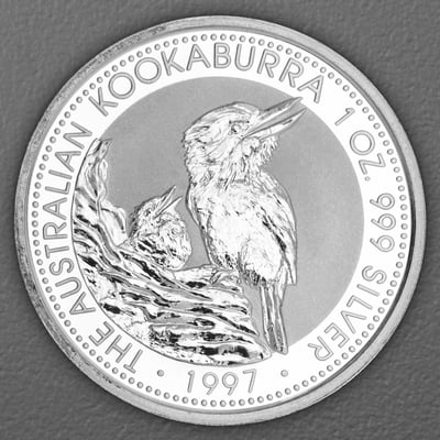 Silbermünze 1oz "Kookaburra" 1997 (Australien) - Hauptansicht