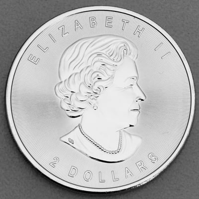 Silbermünze 3/4oz "Grey Wolf" 2016 (Kanada) - Miniaturansicht 2