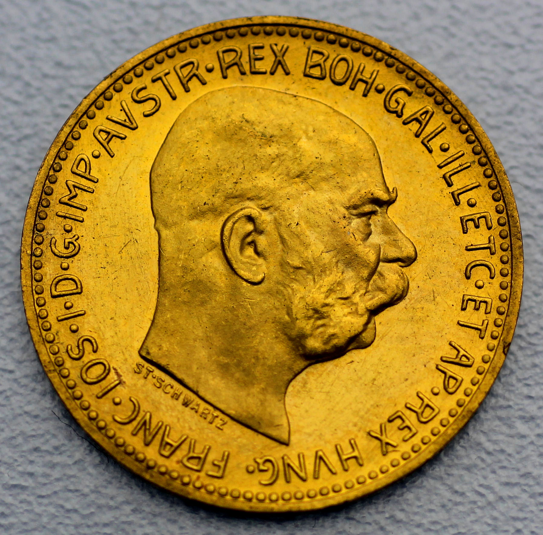 Goldmünze 50 x 20 Kronen Tube (Österreich) - Detailansicht 1