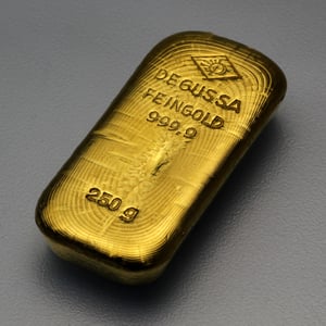 Goldbarren 250g DEGUSSA (alte Form) - Miniaturansicht 3