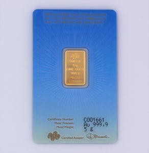 Goldbarren 5g PAMP "Mekka - Ka Bah" - Miniaturansicht 2