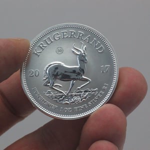 Silbermünze 1oz "Krügerrand" 2017 diff. (Südafrika) - Miniaturansicht 3