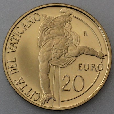 Goldmünze "20 Euro - 2012" Bekehrung des Heiligen Paulus (Vatikanstadt) - Miniaturansicht 2