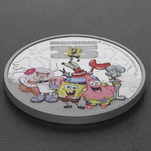 Silbermünze 1oz "SpongeBob & Friends" 2024 (PP/koloriert) (Tuvalu) - Miniaturansicht 3