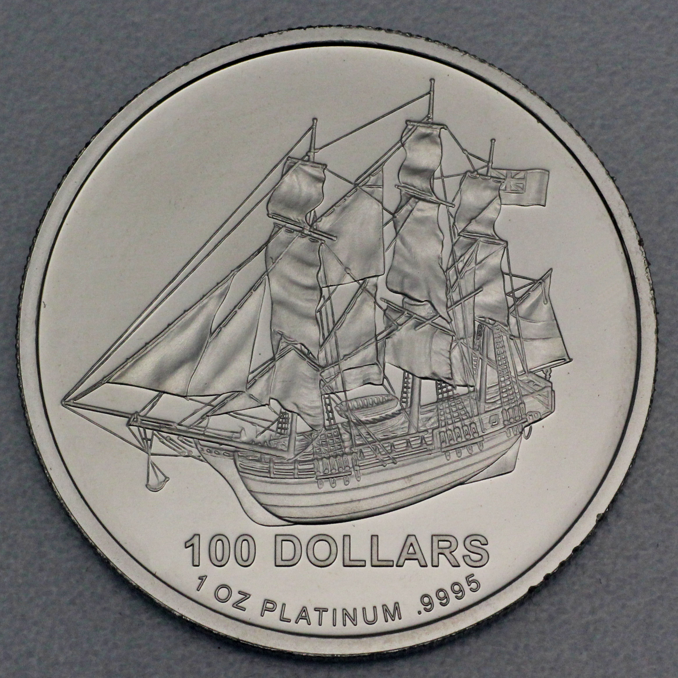 Platinmünze 1oz "Bounty" (Cook Island) - Hauptansicht