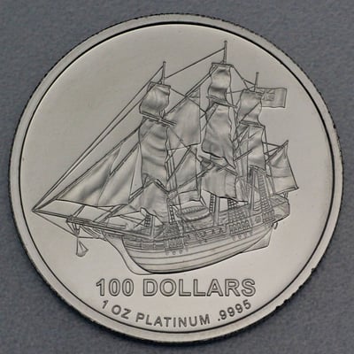 Platinmünze 1oz "Bounty" (Cook Island) - Miniaturansicht 1