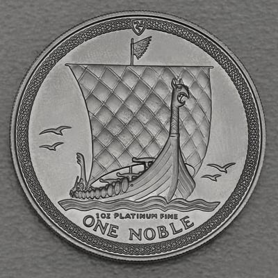 Platinmünze 1oz "One Noble" versch. Jahrg. (Isle of Man) - Miniaturansicht 1