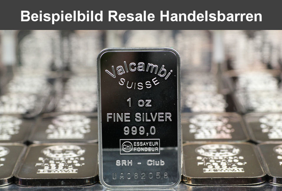 Silberbarren 1oz (Resale) - Detailansicht 1