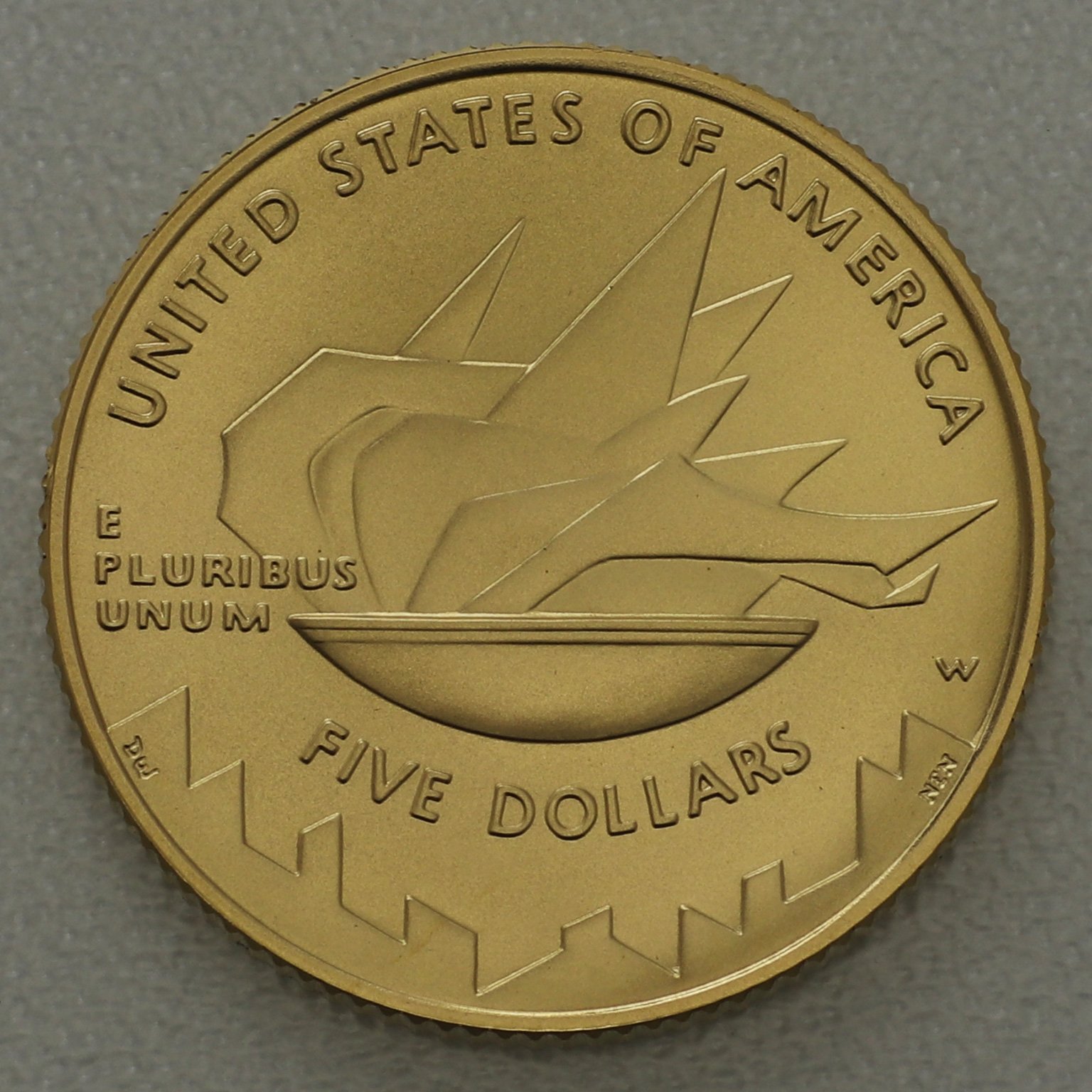 Goldmünze 5 Dollar "Olympic Salt Lake City" 2002 (USA) - Detailansicht 1