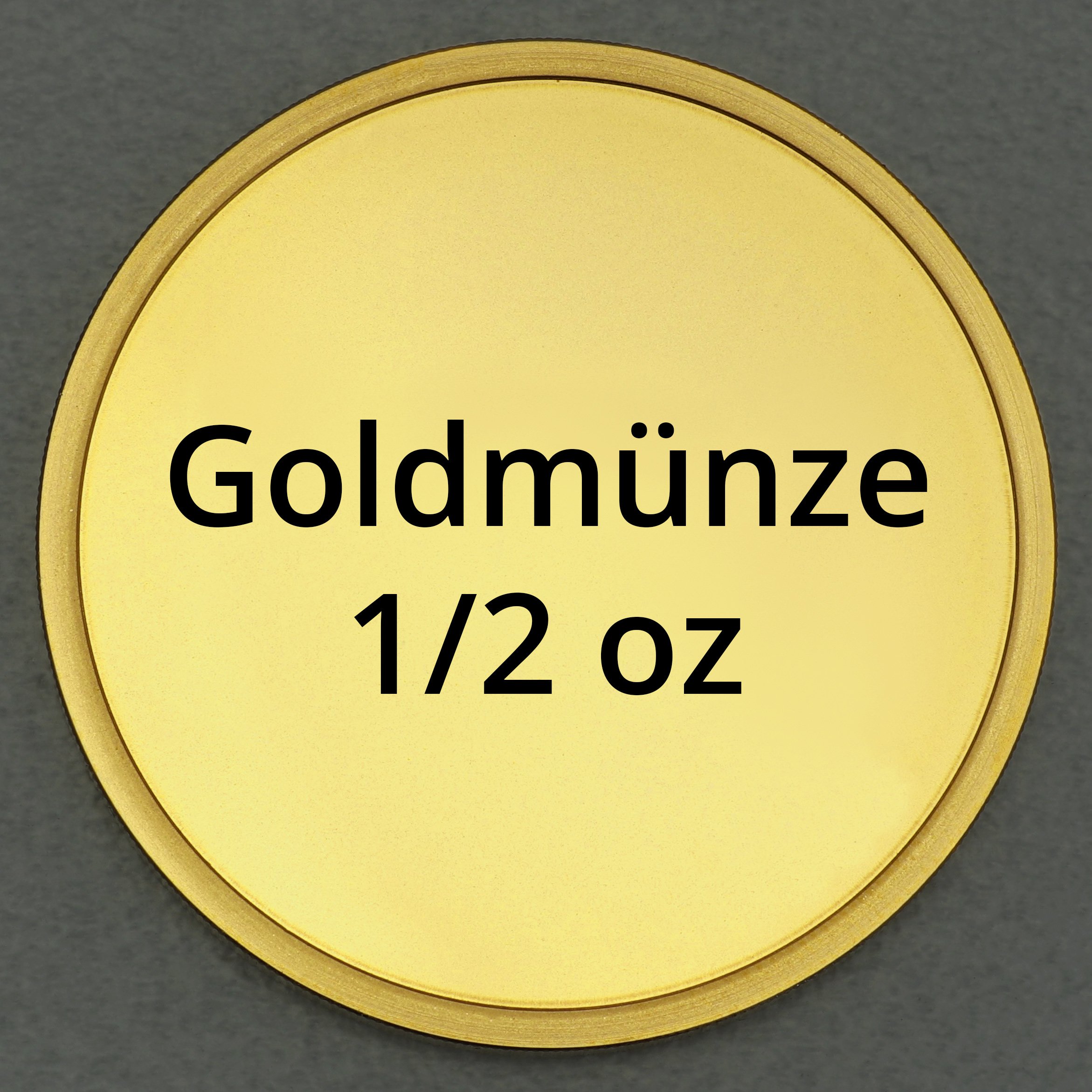 Goldmünze 1/2oz "Anlagegoldmünze" (diverse Hersteller) - Hauptansicht