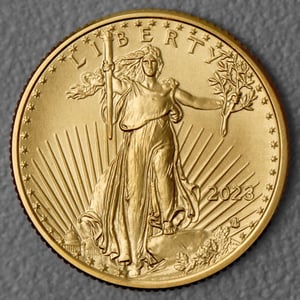 Goldmünze 1/4oz "American Eagle" 2023 (USA) - Miniaturansicht 2