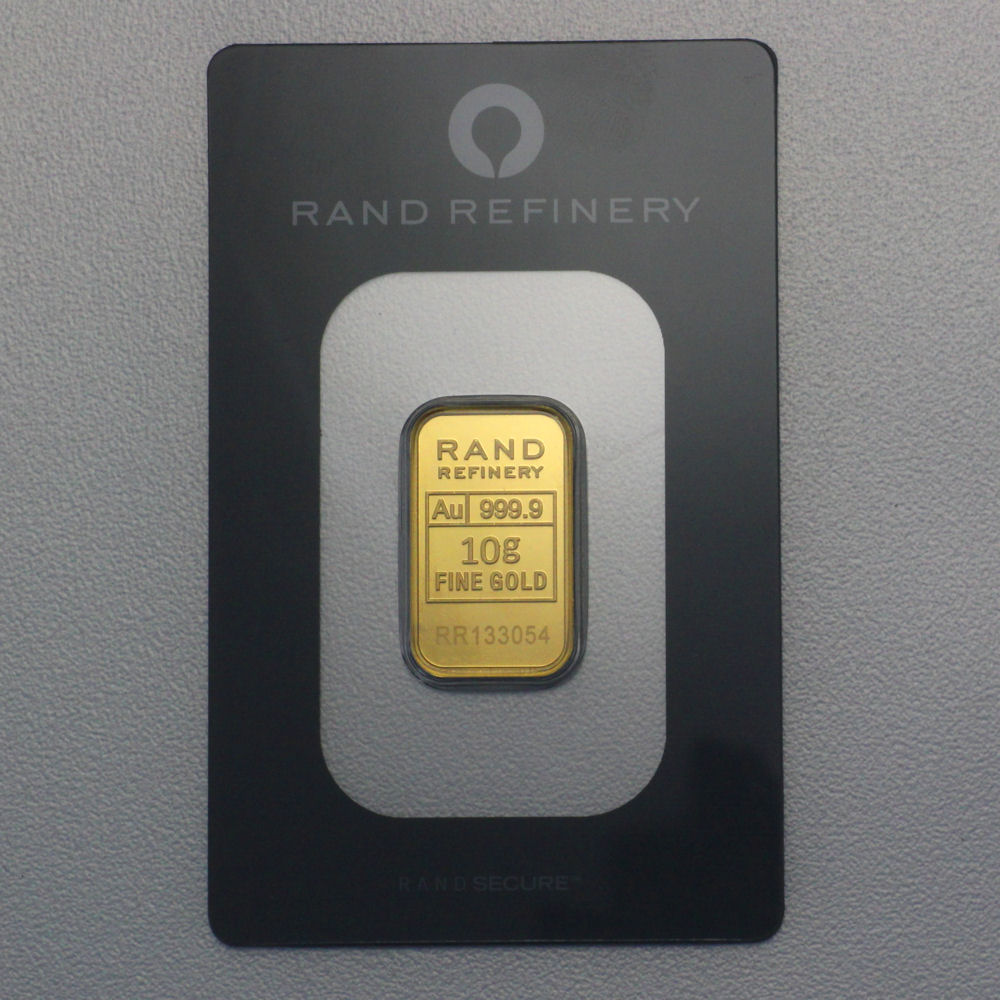 Goldbarren 10g Rand Refinery "Elefanten-Motiv" - Hauptansicht