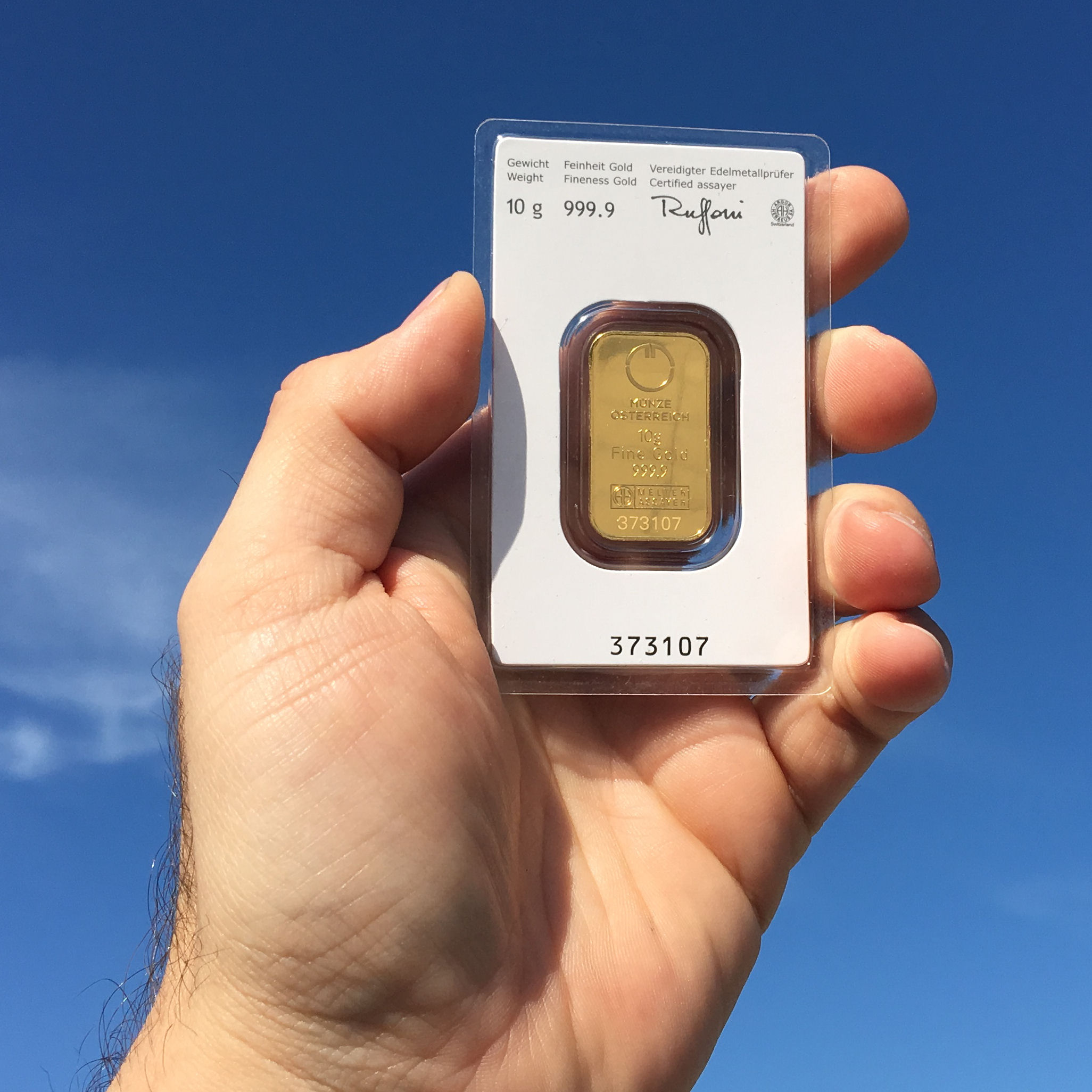 Goldbarren 10g "Lipizzaner" MÜNZE ÖSTERREICH - Detailansicht 4