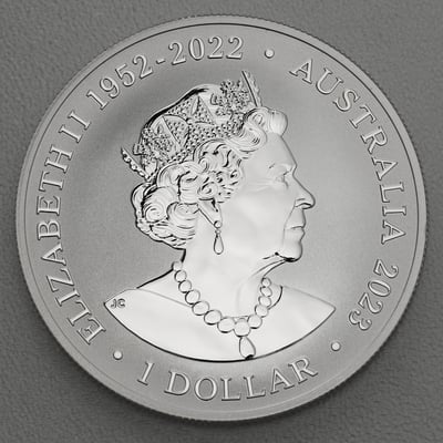 Silbermünze 1oz "Humpback Whale" 2023 Australian Antarctic Territory (Australien) - Miniaturansicht 2