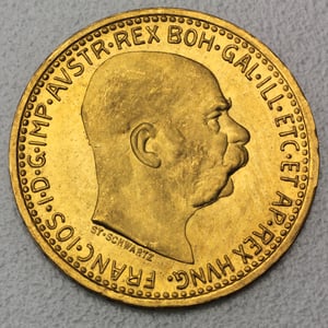 Goldmünze 10 Kronen "Franz Joseph I." 1912 Nachprägung (Österreich) - Hauptansicht