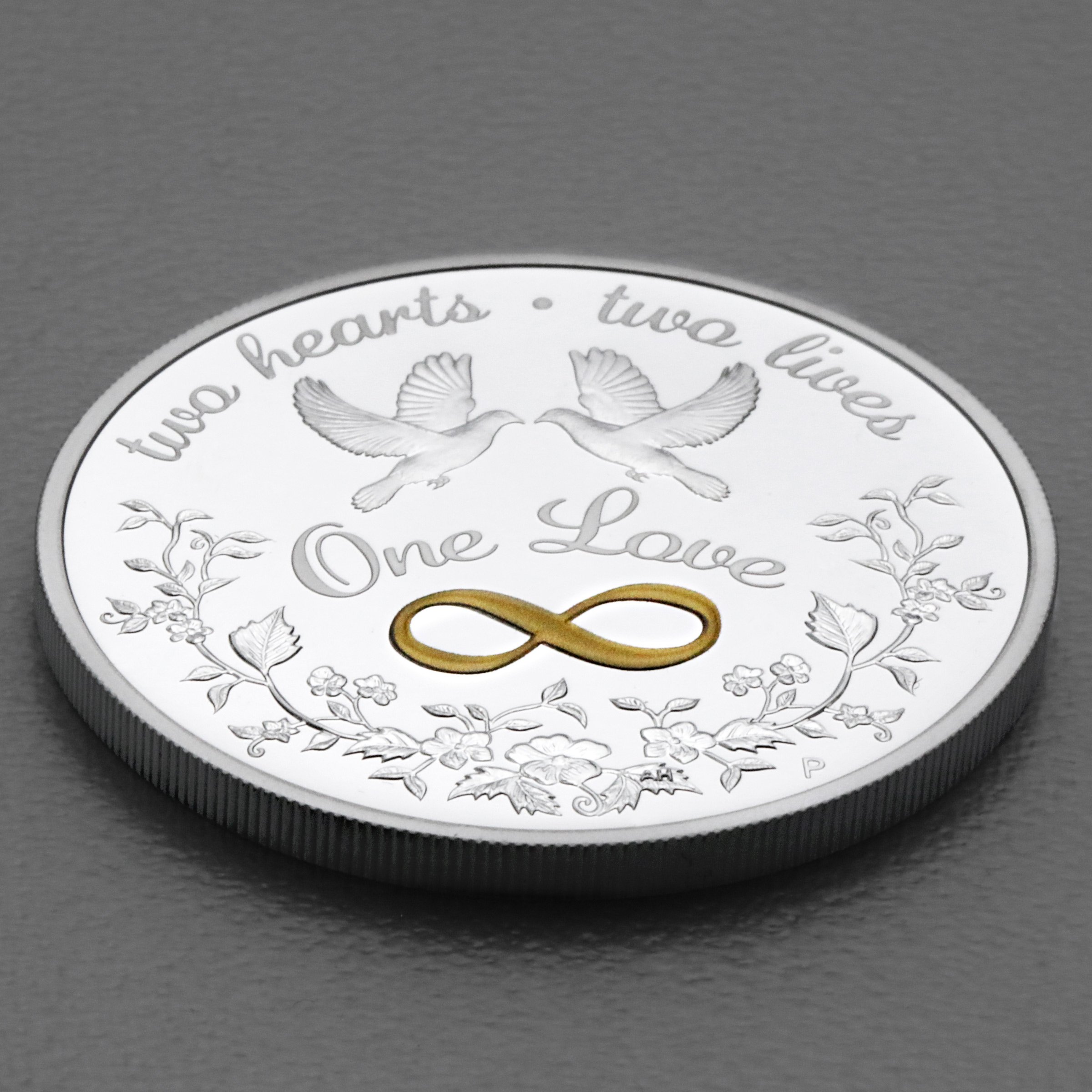 Silbermünze 1oz "One Love" 2023 (PP/koloriert) (Australien) - Detailansicht 2