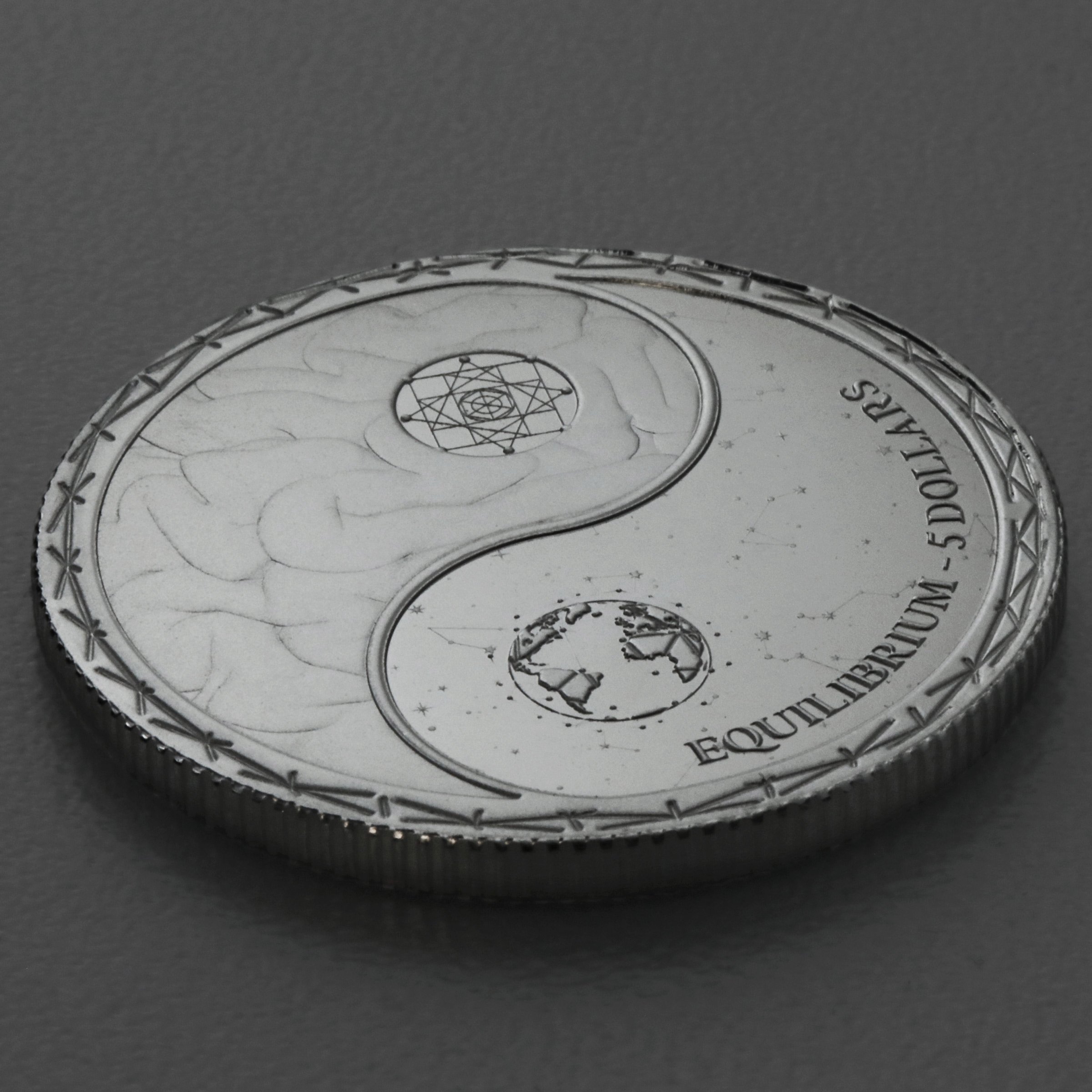 Silbermünze 1oz "Equilibrium" 2022 diff. (Tokelau) - Detailansicht 2