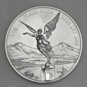 Silbermünze 1kg "Libertad" 2008 (Mexiko) - Miniaturansicht 1