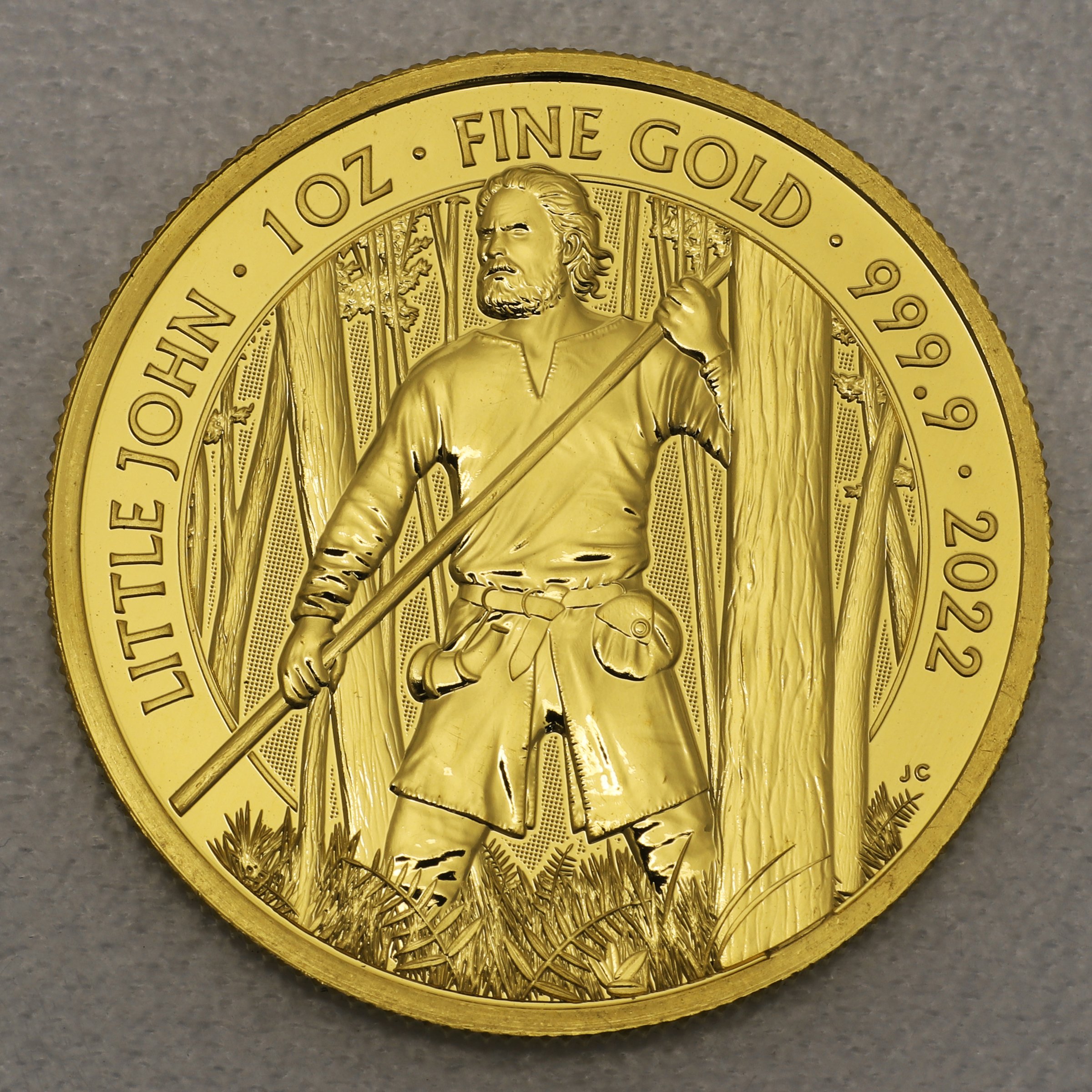 Goldmünze 1oz "Little John" 2022 Myths and Legends (Großbritannien) - Hauptansicht