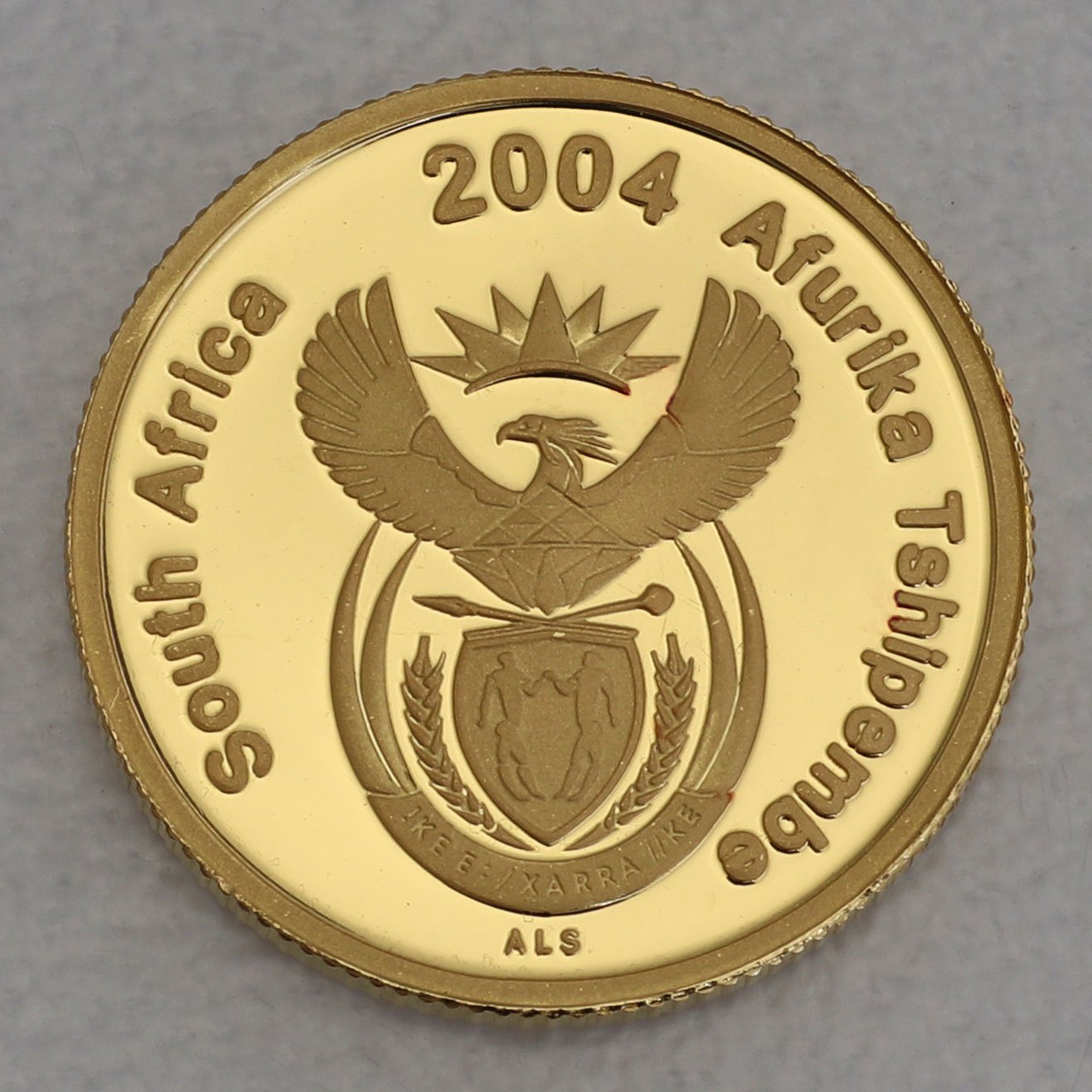Goldmünze 1/10oz "Afurika Tshipembe" 2004 (PP) Cultural (Südafrika) - Detailansicht 1