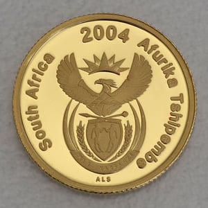 Goldmünze 1/10oz "Afurika Tshipembe" 2004 (PP) Cultural (Südafrika) - Miniaturansicht 2