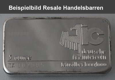 Silberbarren 5oz (Resale) - Miniaturansicht 2