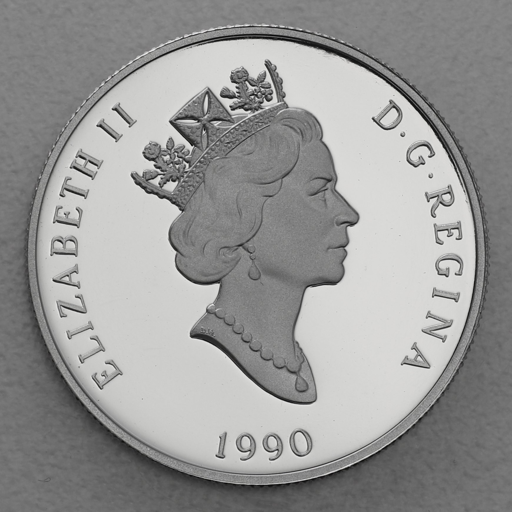Platinmünze 1/2oz "Polar Bear" 1990 Wildlife Canada (Kanada) - Detailansicht 1