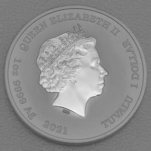 Silbermünze 1oz "Marge & Maggie" 2021 The Simpsons (Tuvalu) - Miniaturansicht 2