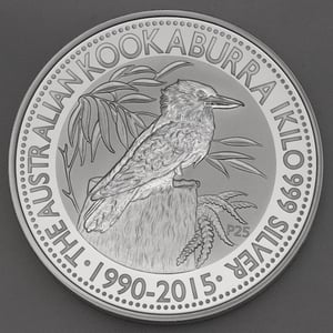 Silbermünze 1kg "Kookaburra" 2015 (Australien) - Hauptansicht