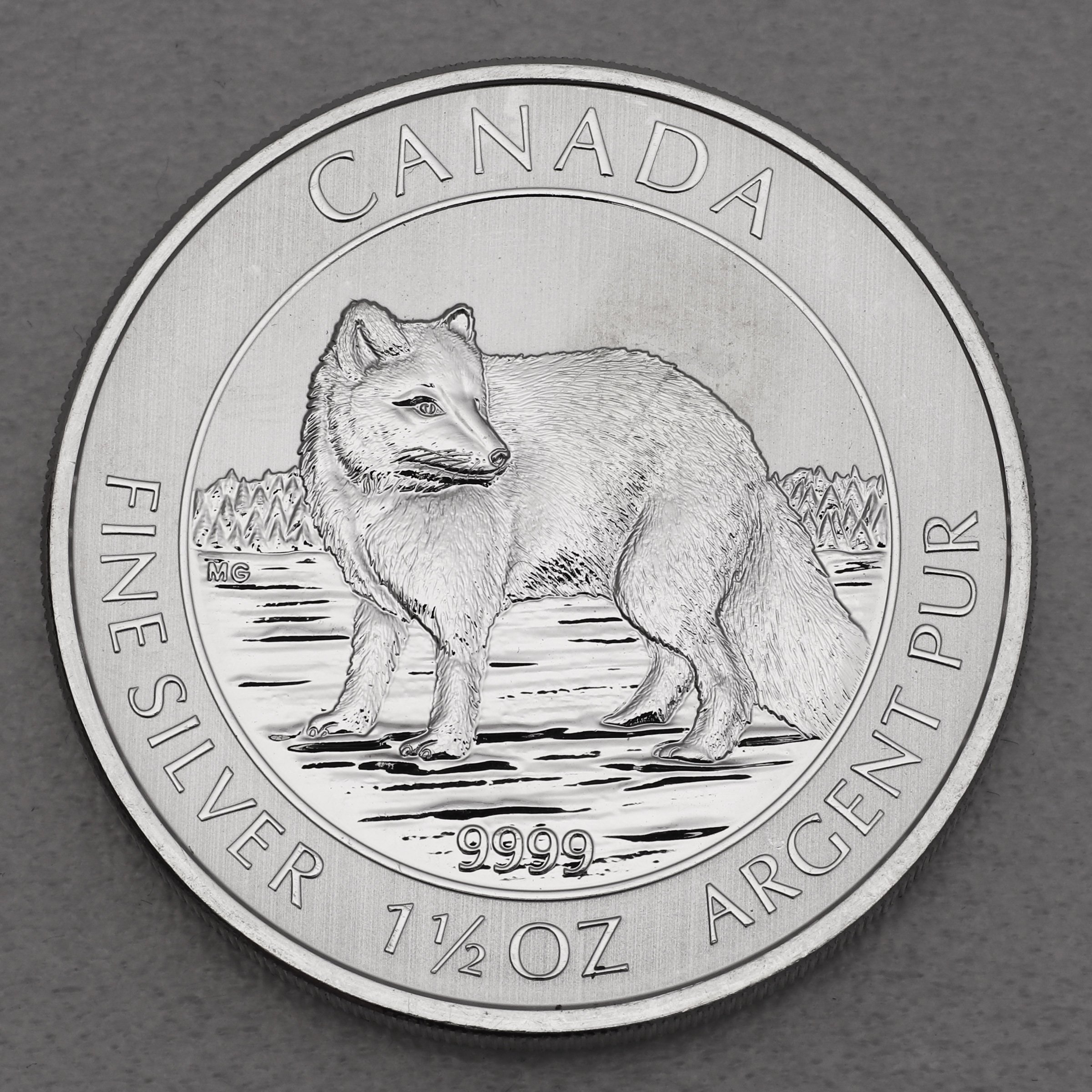 Silbermünze 1,5oz "Canadian Polarfox" 2014 (Kanada) - Hauptansicht