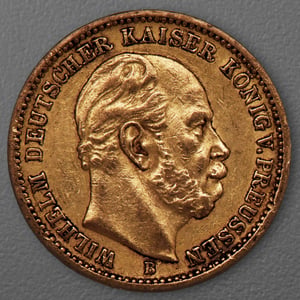 Goldmünze 20 Mark "Wilhelm I." 1872-B J.243 (Preußen) - Hauptansicht