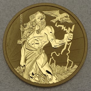 Goldmünze 1oz "Zeus" 2021 Gods of Olympus (Tuvalu) - Hauptansicht