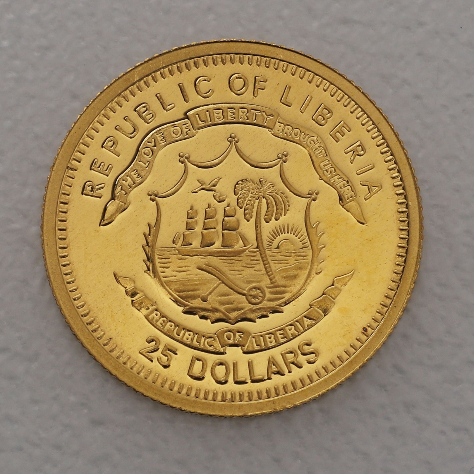 Goldmünze 1/25oz "Griechenland" 2006 Olympische Sommerspiele (Liberia) - Detailansicht 1