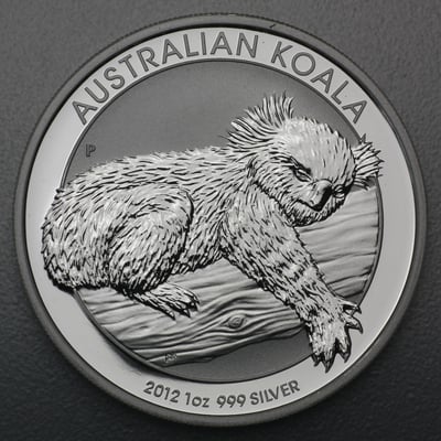Silbermünze 1oz "Koala" 2012 (Australien) - Hauptansicht