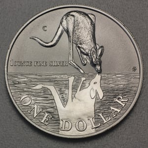 Silbermünze 1oz "Känguru" 1997 Royal Australian Mint (Australien) - Miniaturansicht 1