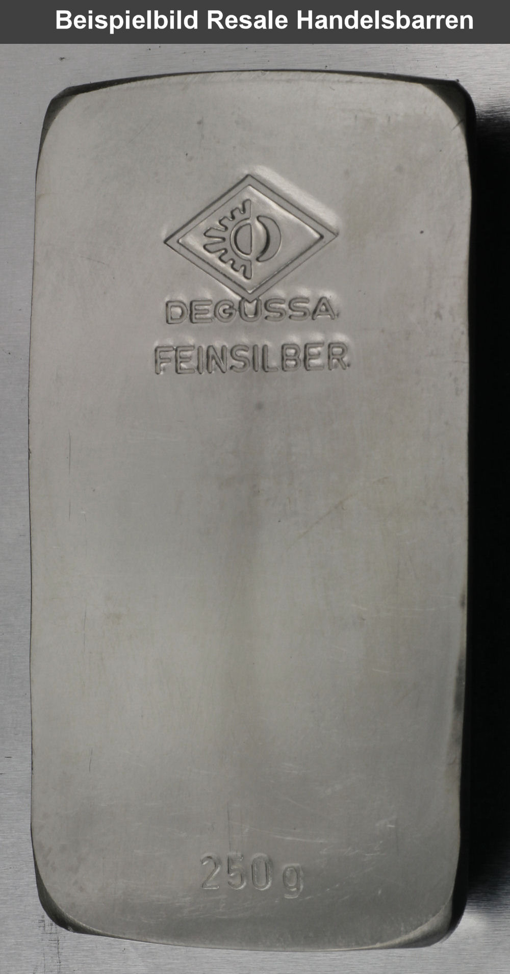 Silberbarren 250g (Resale) - Detailansicht 2