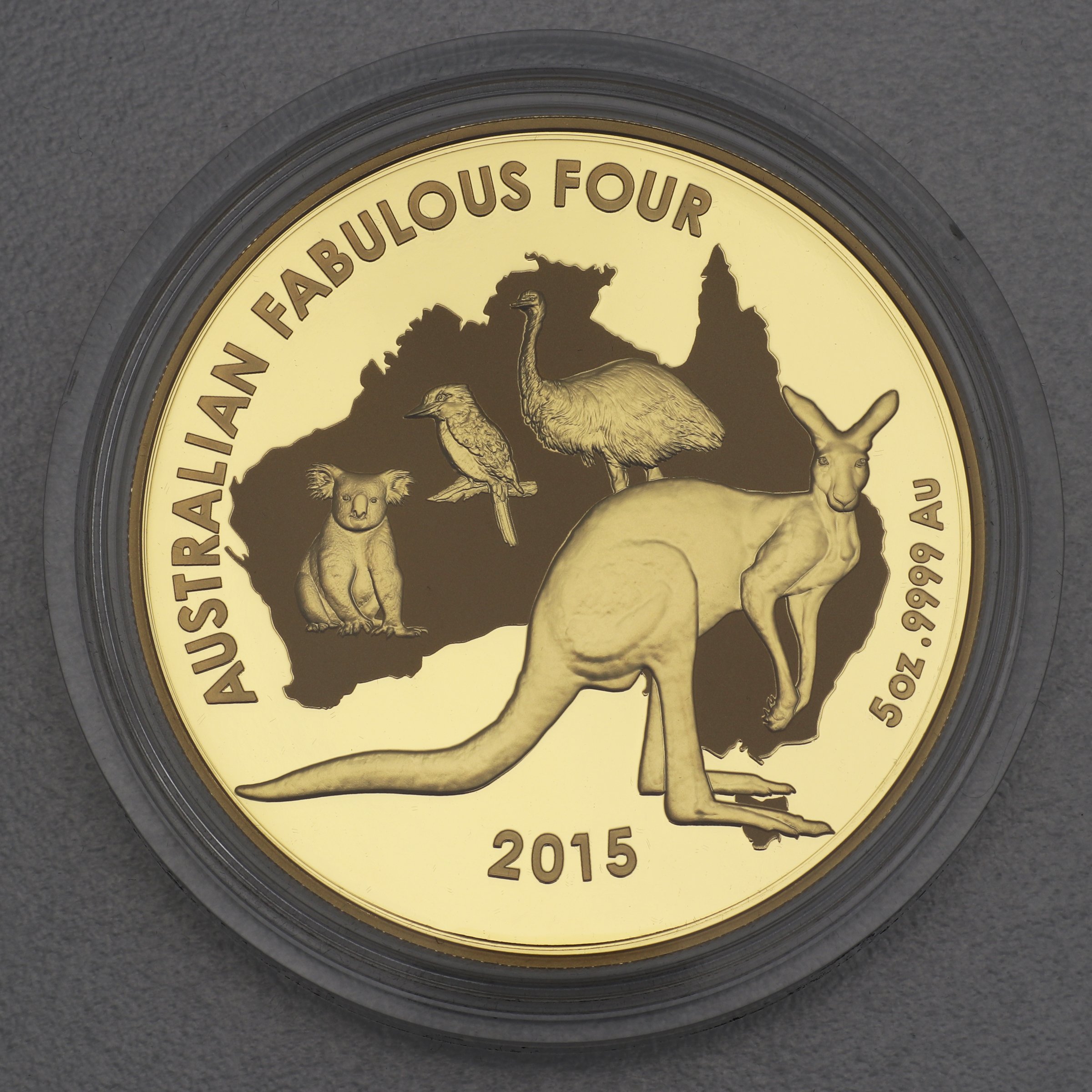 Goldmünze 5oz "Fabulous Four" 2015 (PP) (Australien) - Hauptansicht