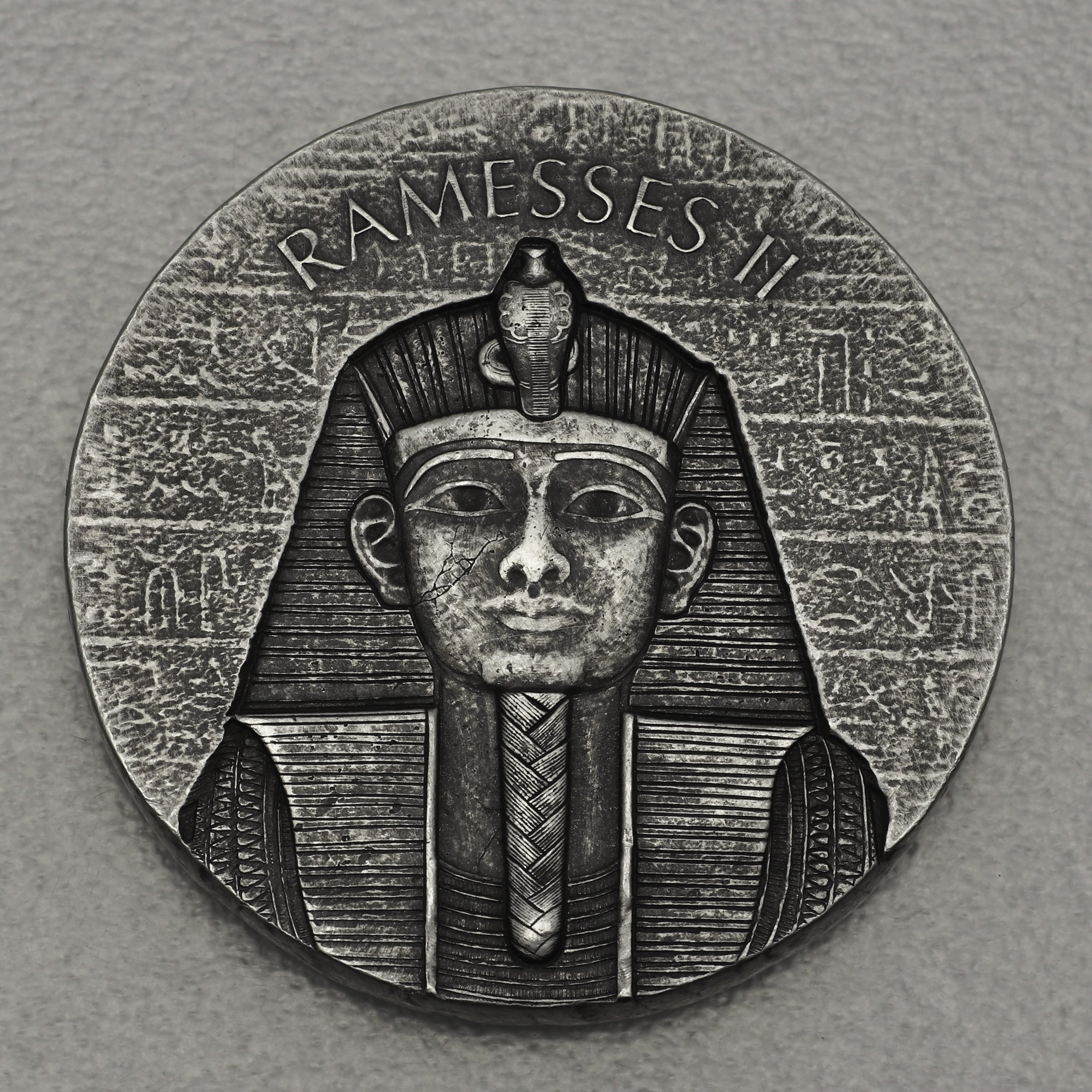 Silbermünze 2oz "Ramses II." 2017 Ägyptische Relikte (Tschad) - Hauptansicht