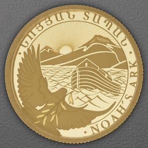 Goldmünze 1g "Arche Noah" aktueller Jahrgang (Armenien) - Hauptansicht