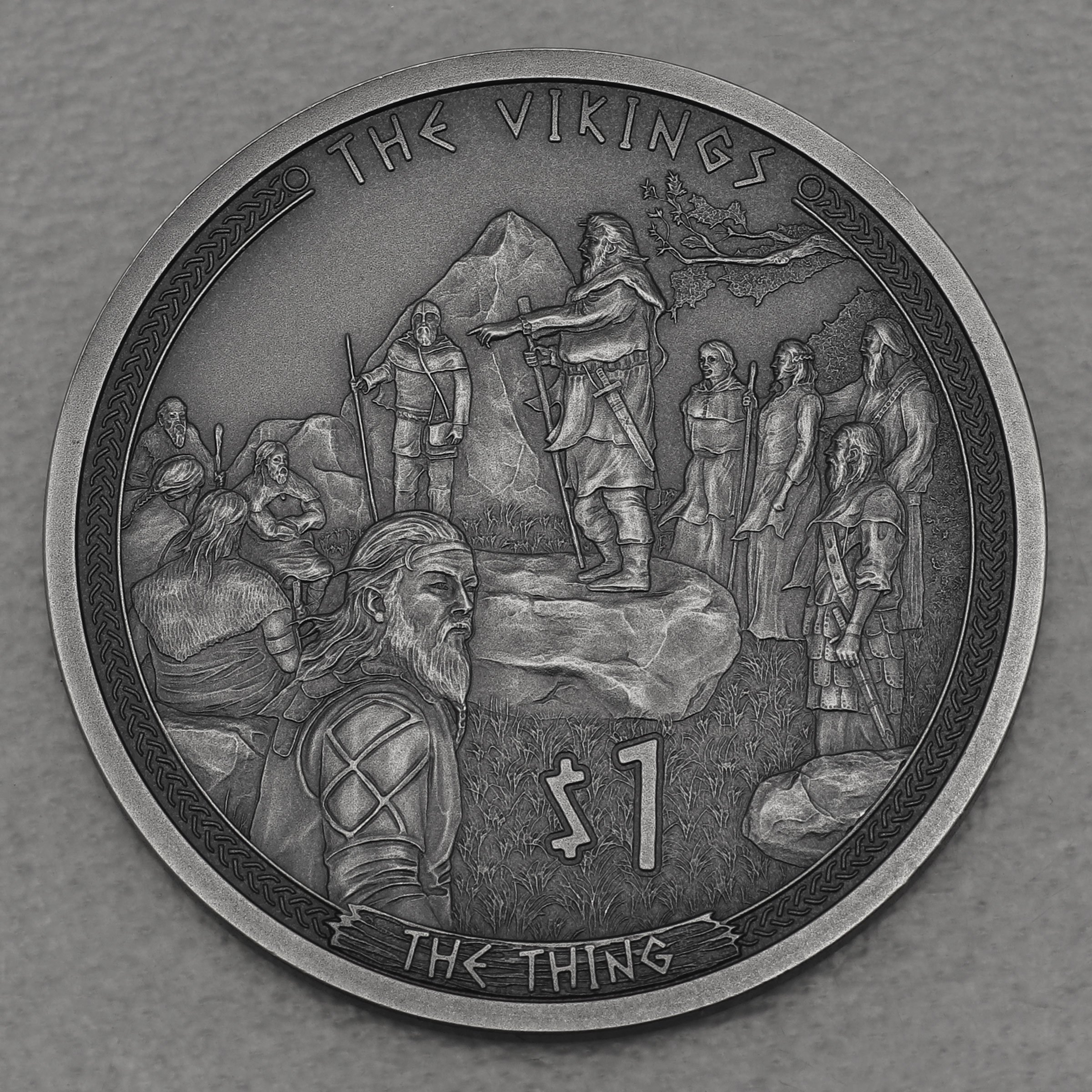 Silbermünze 1/2oz "The Thing" 2022 (AF) Vikings (Samoa) - Hauptansicht