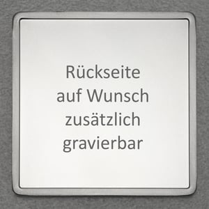 Silberbarren 1oz "Ihre Wunsch-Fotogravur" quadratisch - Miniaturansicht 3