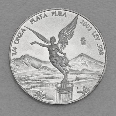 Silbermünze 1/4oz "Libertad" 2002 (Mexiko) - Miniaturansicht 1
