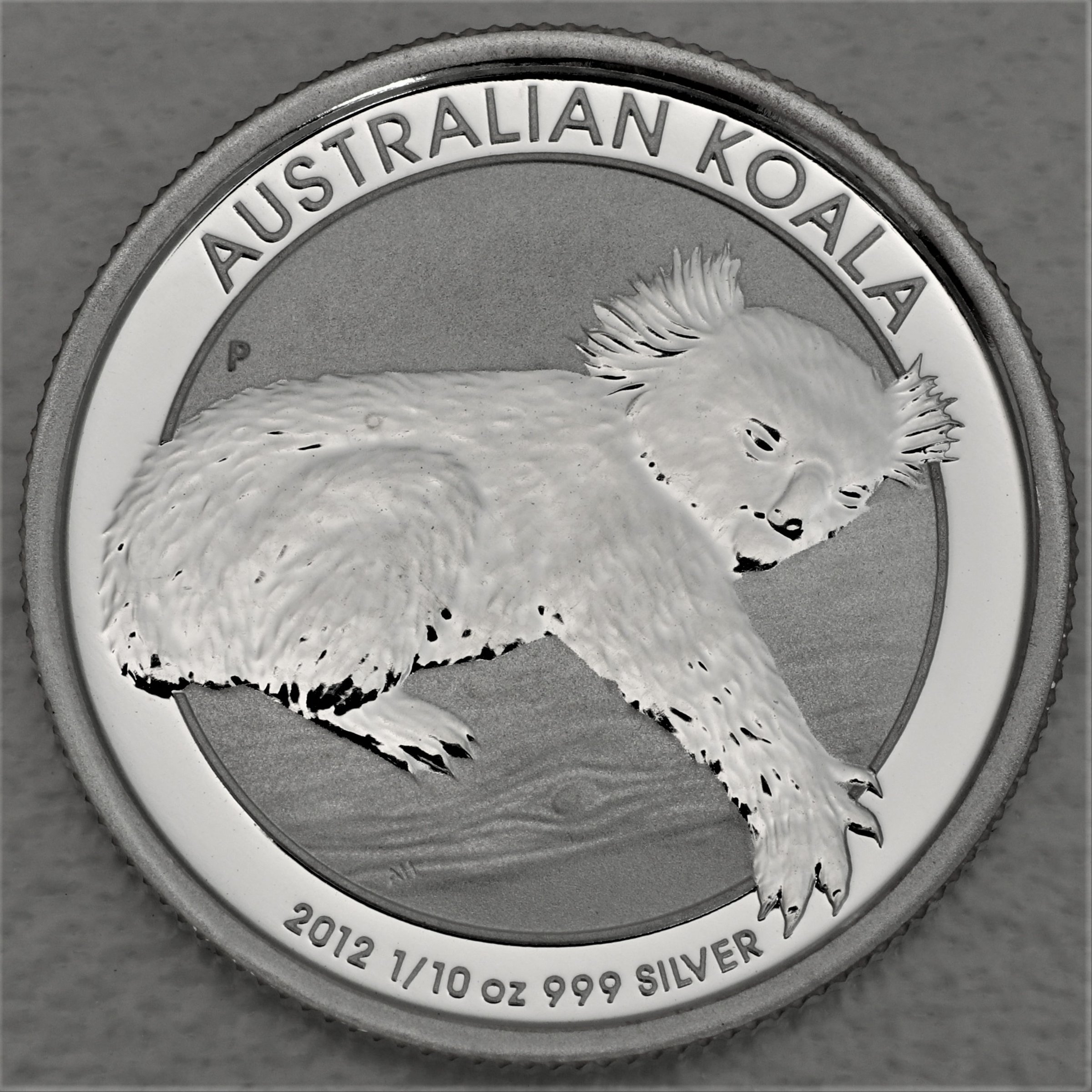 Silbermünze 1/10oz "Koala" 2012 (Australien) - Hauptansicht