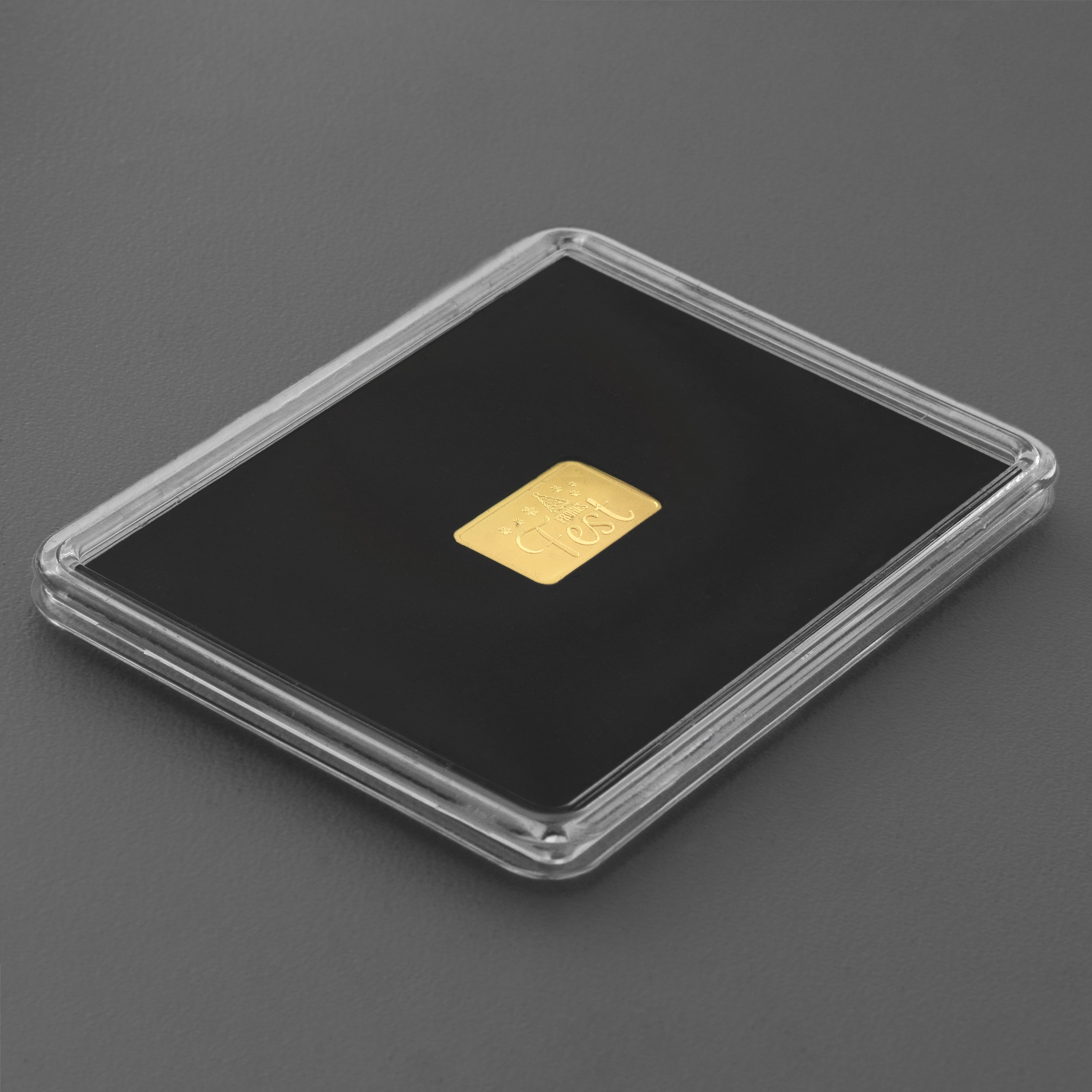 Goldbarren 2,5g Gravur "Frohes Fest" - Detailansicht 6
