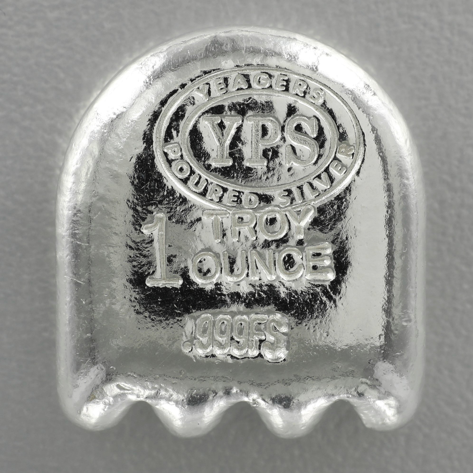 Silber 3-D Barren "Pac-Man and Ghost" 5oz - Detailansicht 4