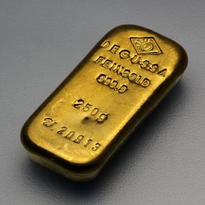 Goldbarren 250g DEGUSSA (alte Form) - Miniaturansicht 4