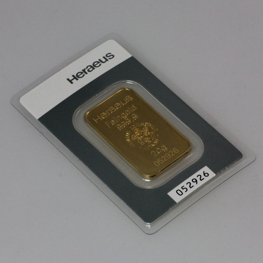 Goldbarren 20g "Kinebar" HERAEUS - Detailansicht 2
