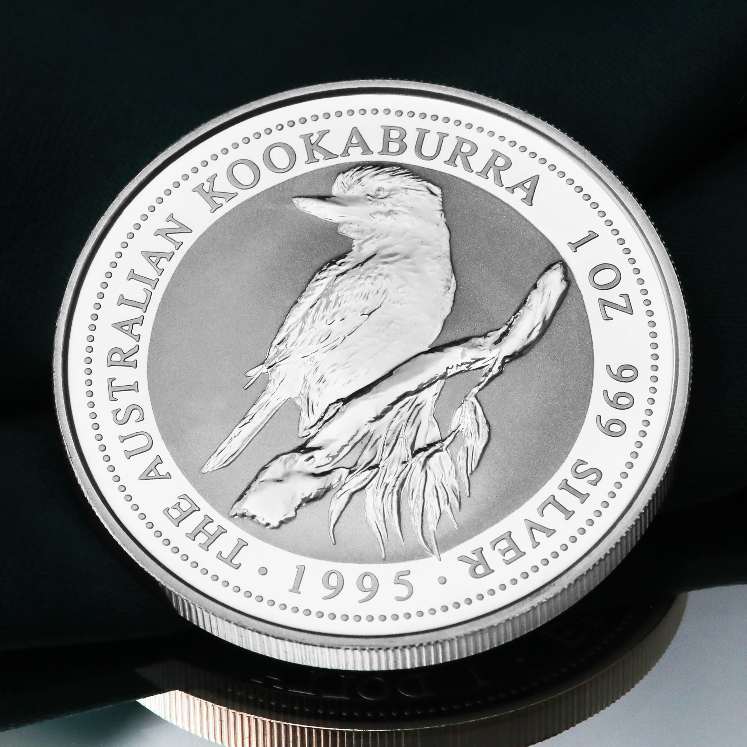 Silbermünze 1oz "Kookaburra" 1995 (Australien) - Detailansicht 4
