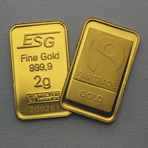 Goldbarren 2g "Fairtrade Gold" (999,9 Au), Blister - Miniaturansicht 5